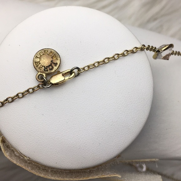 J. Crew Gold Chain CZ Long Necklace Costume - Picture 6 of 8